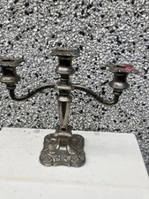 Vintage 3 Arm Candle Metal