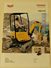 Yanmar . ViO17U : Yanmar Mini Excavator . December 2015 Sales Brochure