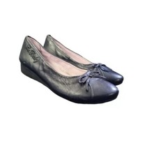 La Beeby Fifi Low Wedge Shoes Black Size UK 5 REF A 3267