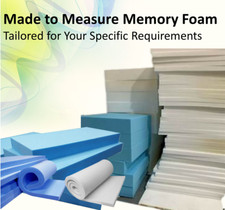 Custom Cut Memory Foam - Cut To Size High & Medium Density Foam Pad