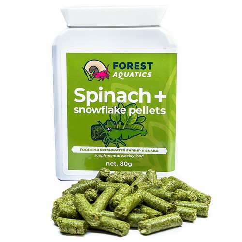 Spinach snowflake shrimp - &, &