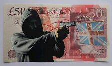 Bang On The Money £50 - Penny,  stencil artist very rare (1 of 10).