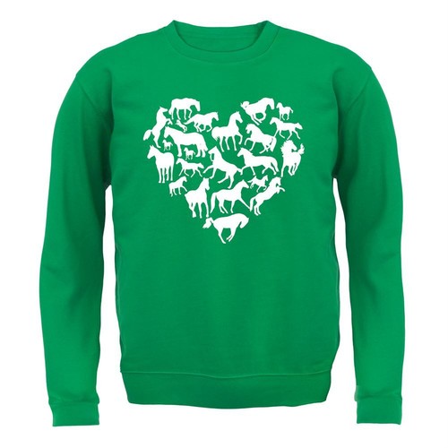 Love heart horse kids - horse,