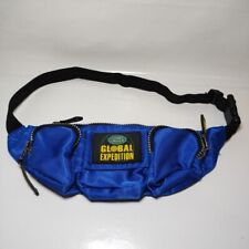 Land Rover Global Expedition Bum Bag Hiking Blue VGC Pockets Waist Landrover 
