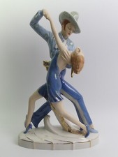 ROYAL DUX ART DECO PORCELAIN