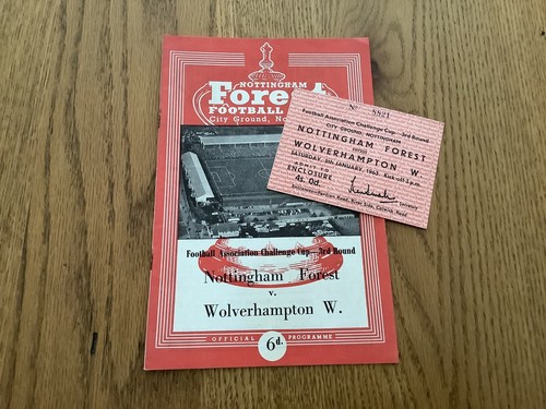 Nottingham forest cup 1963 - nottingham, fa