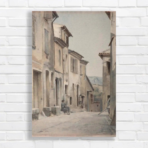 Vintage italian street scene - italian,