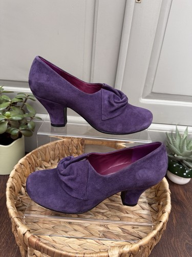 Hotter donna purple suede - purple,