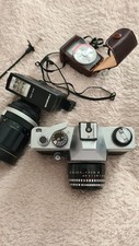 Praktica LTL Pentagon Camera, Inc soligor tele lens, flash unit, light sensor