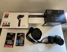 Sony Alpha a6400 Mirrorless Camera Bundle, Sigma Lens, Zhiyun Crane-M2 + Accs