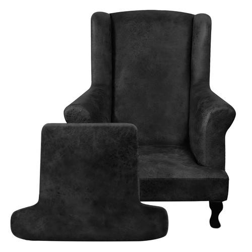 Leather look wingback - leather,
