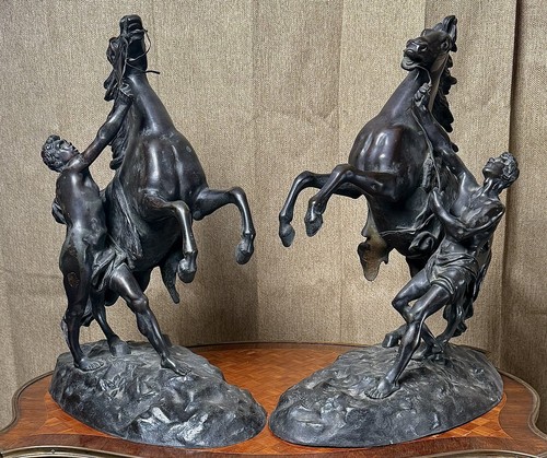 Pair marly horse - marly, —