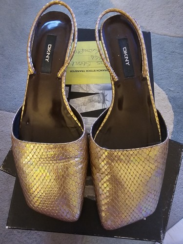 Dkny kitten heel sling - kitten, shoes