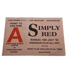 Simply Red Concert Carpark