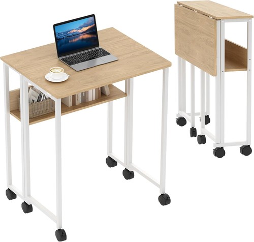 Folding desk with wheels - desk,
