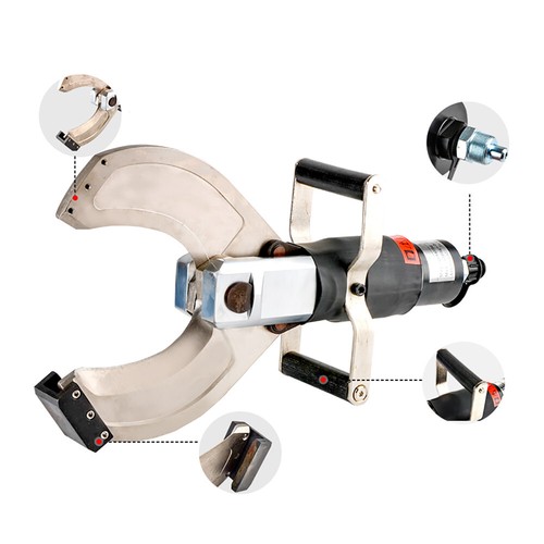 Hydraulic cable cutting head - cutting,