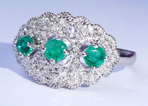 Antique style 9ct - 9ct, white