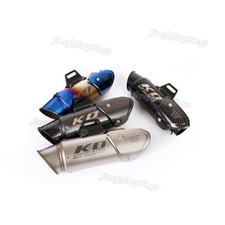 60mm Motorcycles Universal Stainless Steel Exhaust Pipe Modified Muffler System