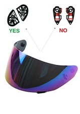 rainbow mirror visor agv k3 k4