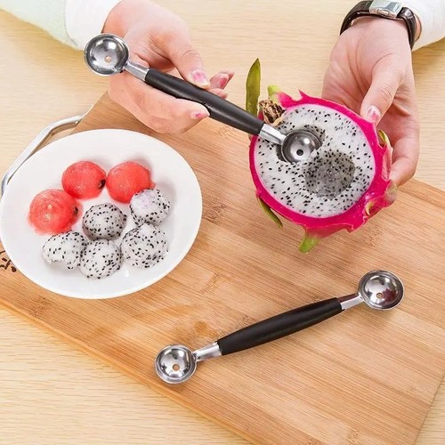 Stainless steel melon baller - steel,