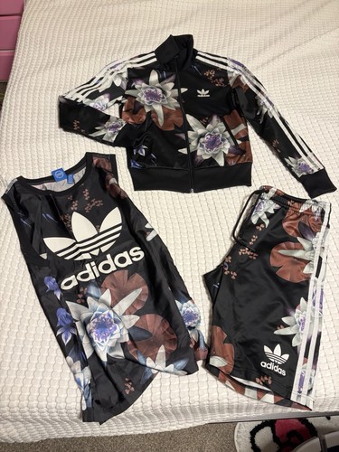 Adidas originals black floral - adidas,