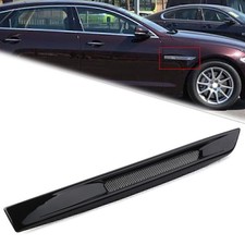 Gloss Black Front Side Fender Air Vent Grille Grill For Jaguar XJ 2010-2019 2012
