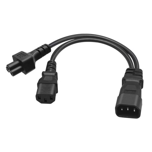 Iec320 c14 male plug - male,