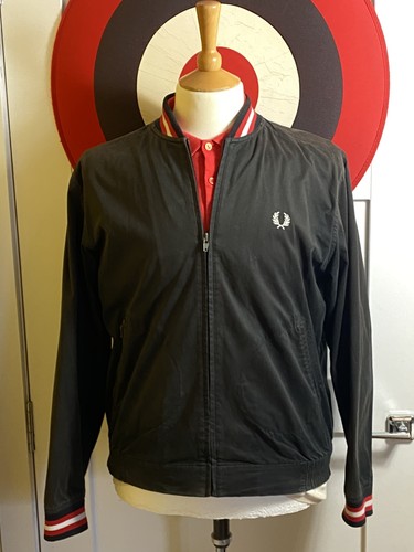 Vtg fred perry black - vtg, red
