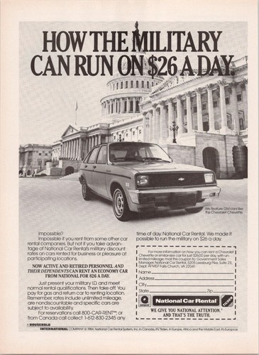 Chevrolet 1984 print - 1984,