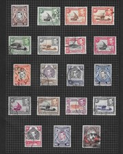 Kenya 1938-54 short set 1c to £1  SG 136-150, without SG138 good used
