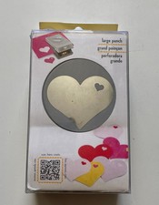 Ek Success - Heart in Heart Punch - Large - Craft Paper/Card Punch