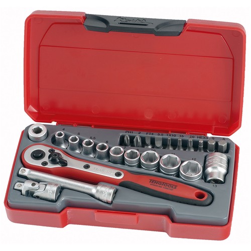 Teng socket set - of, 24
