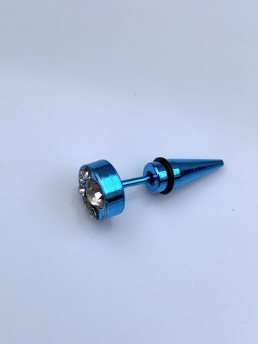 Dark blue faux - blue, stretcher