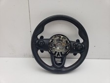 MINI COOPER F55 F56 STEERING WHEEL BLACK LEATHER 2017