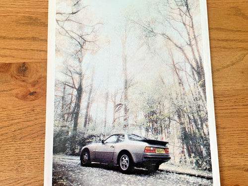 Porsche 944 1980s frameable - 944,