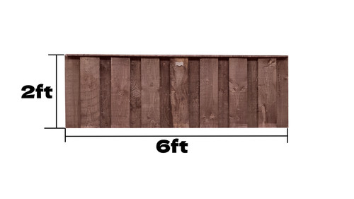 Turret timber garden fence - turret,