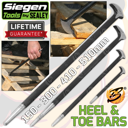 Siegen heel toe pry bar - toe,