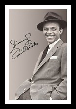 FRANK SINATRA AUTOGRAPHED SIGNED & FRAMED PHOTO PRINT