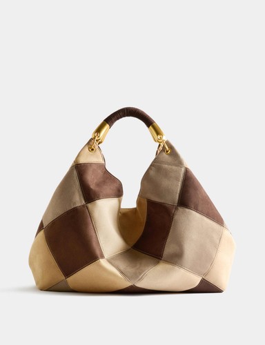 Slouchy patchwork shoulder - slouchy,