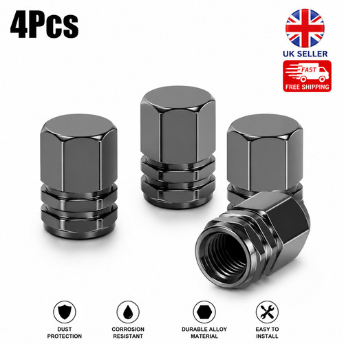 Tyre valve dust caps - 4,