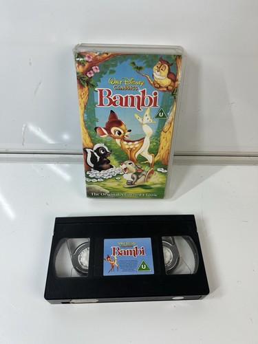 Bambi vhs 1994 walt disney - vhs,