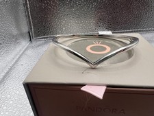 Genuine Pandora Silver Bangle S925 ALE Size 2 18cm