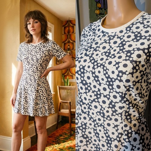 Vintage 60s 70s - silky, daisy
