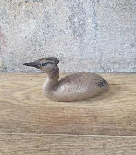 Poole pottery stoneware grebe - poole,