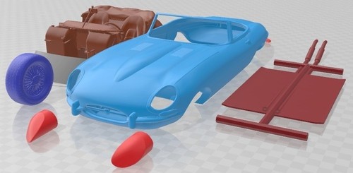 Jaguar type roadster - jaguar, rc