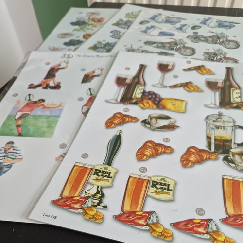 Die cut decoupage - die, mixed