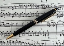 Montblanc Meisterstuck 164 Black & Gold Ballpoint Pen.