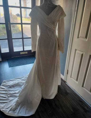 Vintage ivory wedding - ivory, dress