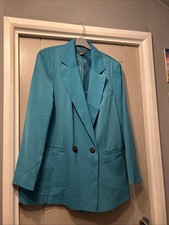 Primark Size 12 Blazer Turquoise