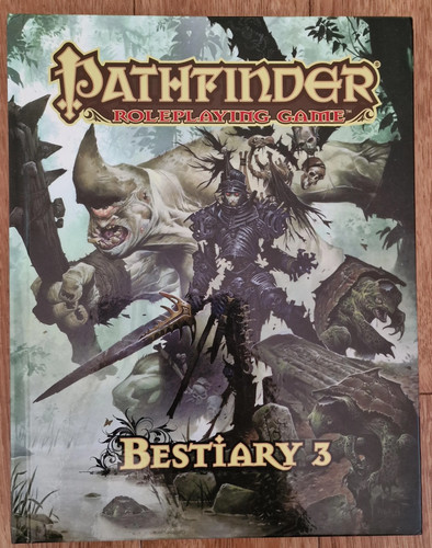 Rpg book pathfinder bestiary - rpg, 3